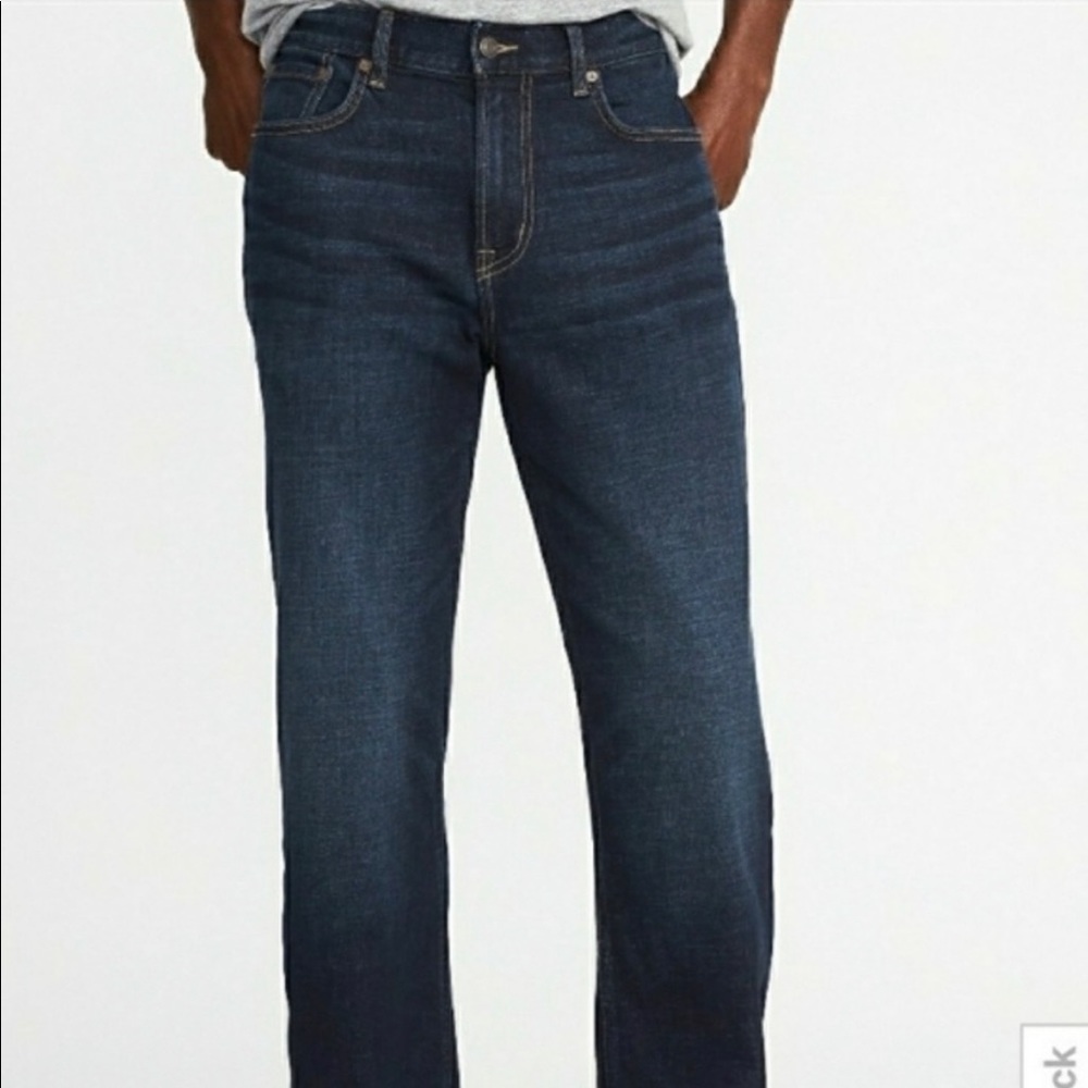 Old Navy Loose/Ample Dark Rinse Jeans - Picture 1 of 10